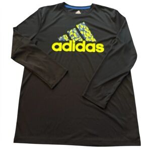 Adidas Boy’s Size XL (18/20) Long Sleeved Dri-fit Tee NWOT